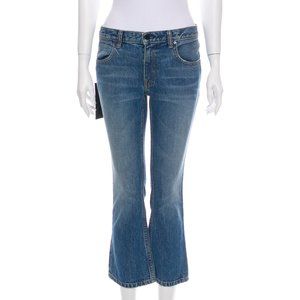 ALEXANDER WANG Trap Boot Light Indigo Washed sz 28